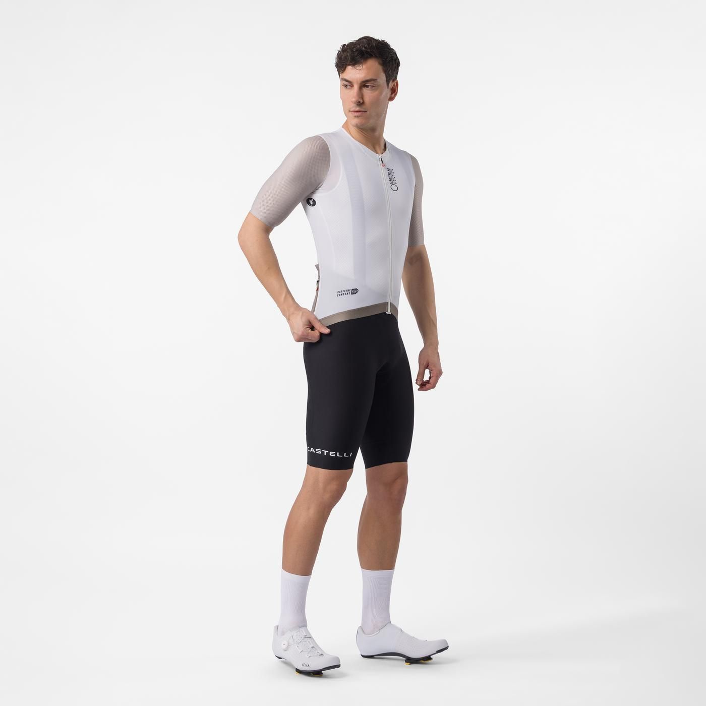CASTELLI CORRETTO Kortärmad Elfenben/Clay Jersey