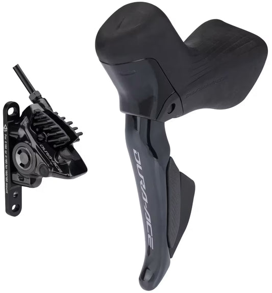 Vänster Reglage och Frambromsok SHIMANO DURA-ACE DI2 R9270 Dubbel Flat Mount 2x12V