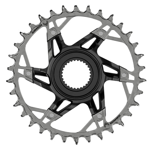 Chainring Mono SRAM XX T-TYPE EAGLE BOSCH GEN4 12 Speed Direct Mount Black/Silver