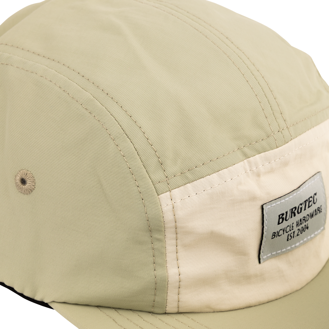 Cap BURGTEC COURIER FIVE PANEL Cream Pistachio