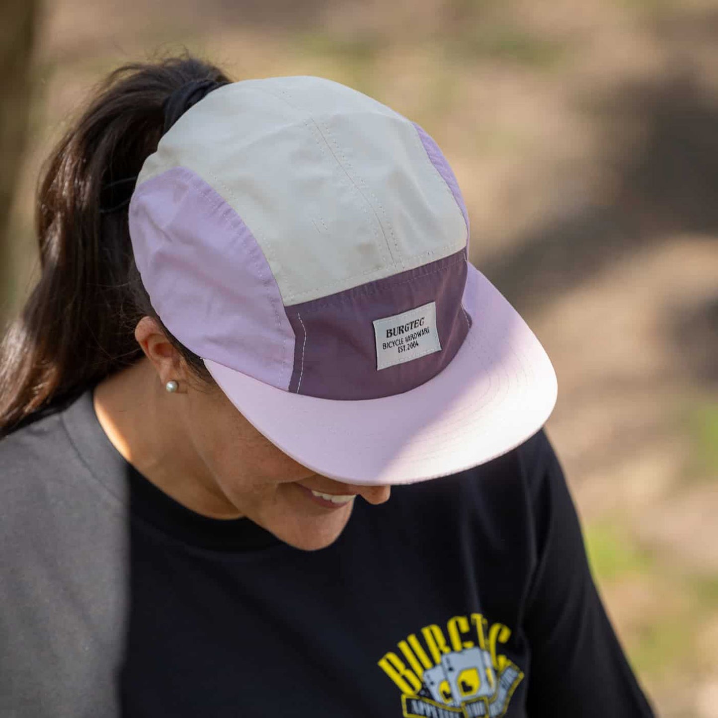 BURGTEC COURIER FIVE PANEL Keps Pink Lemonade