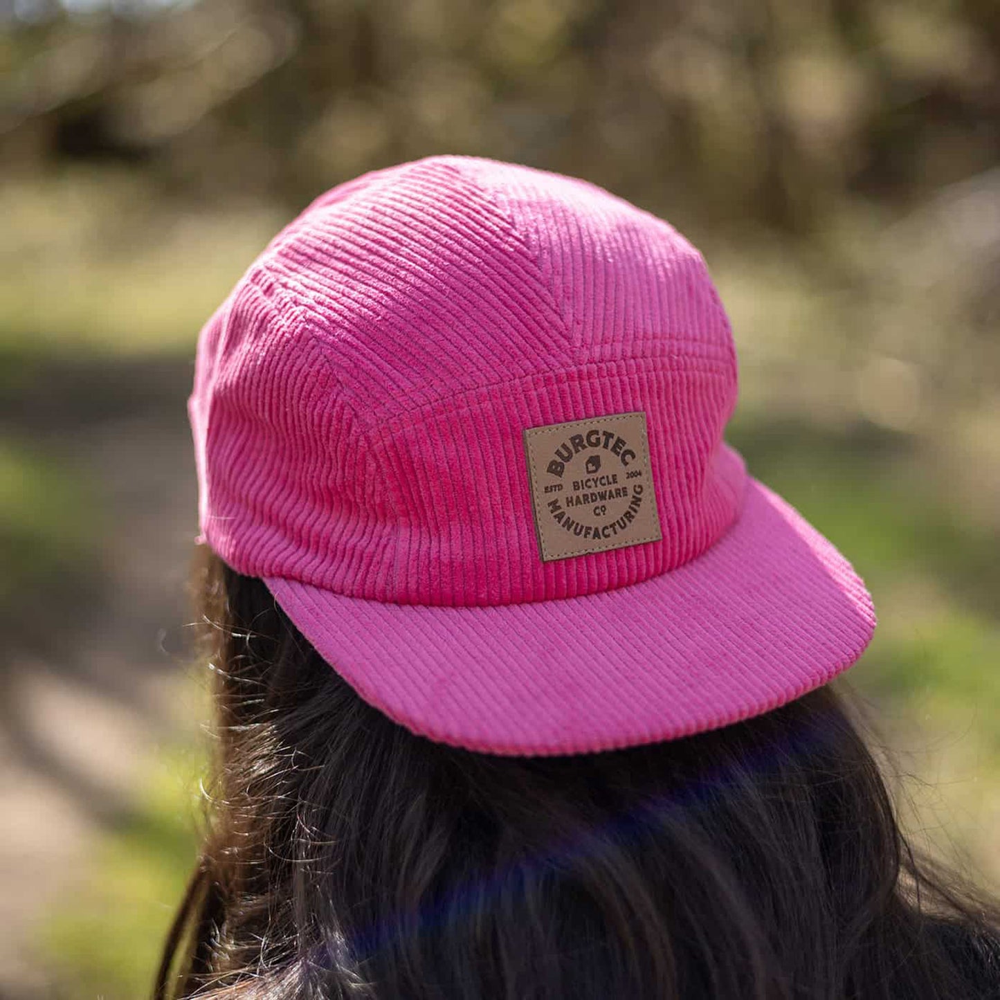 BURGTEC BANDIT CORDUROY FIVE PANEL Keps Pink Toxic Barbie