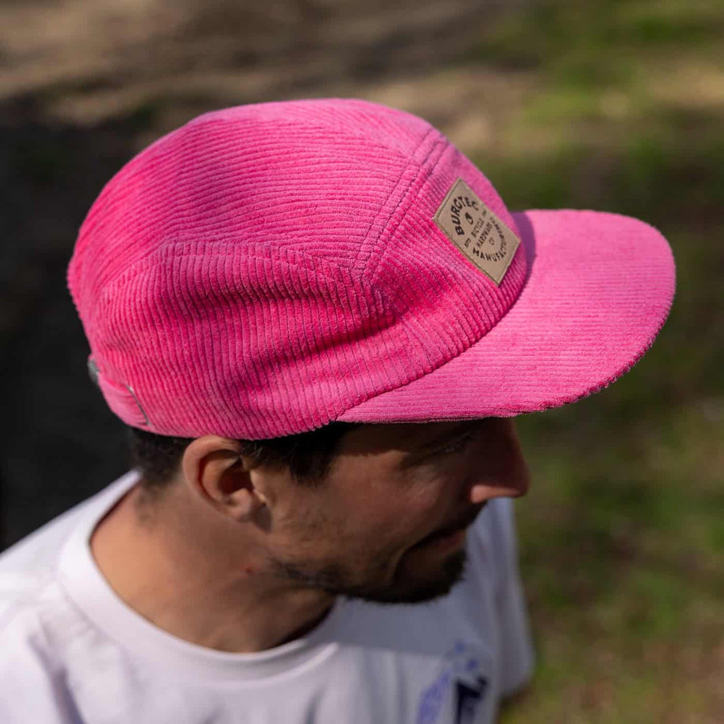 BURGTEC BANDIT CORDUROY FIVE PANEL Keps Pink Toxic Barbie