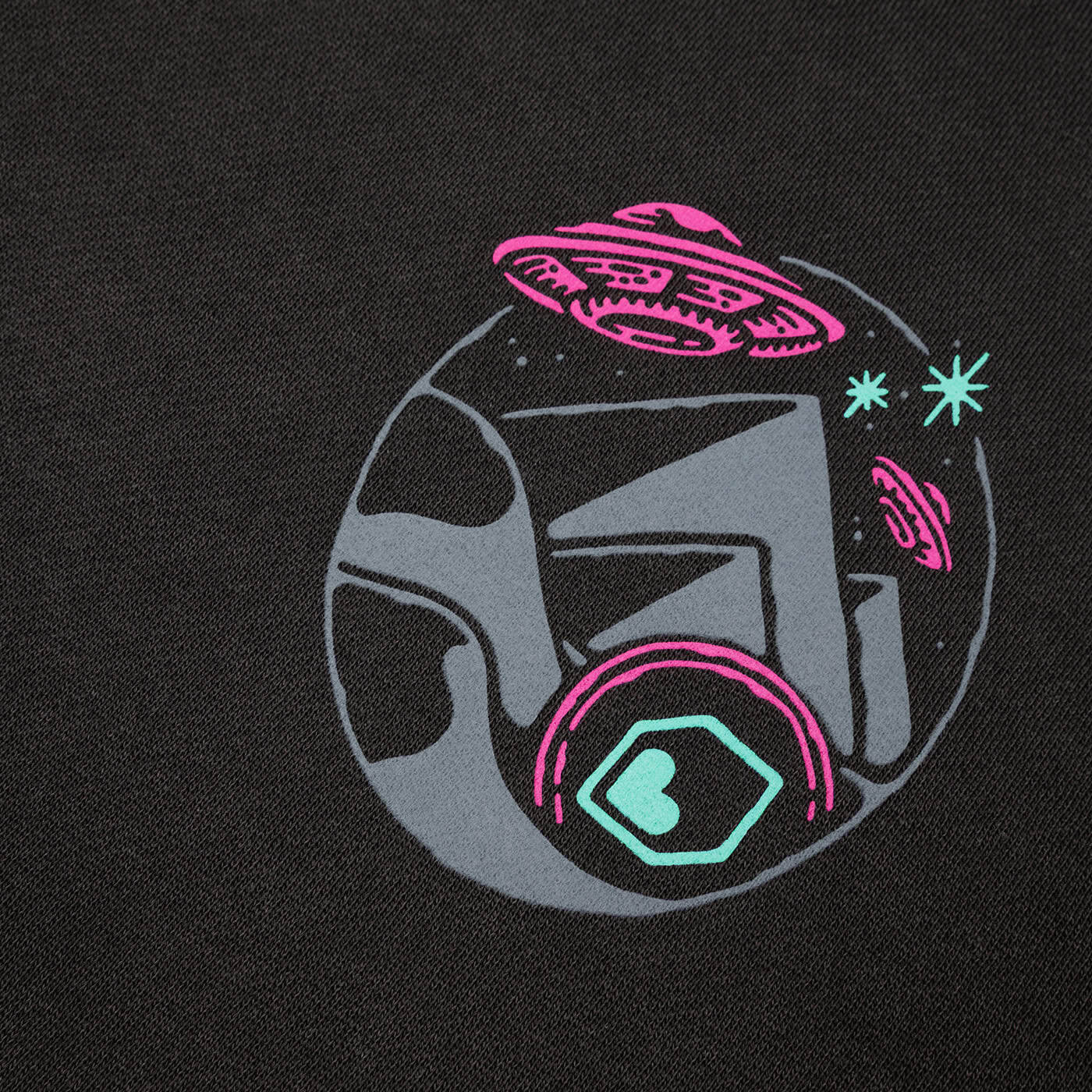 Sweatshirt med BURGTEC DESERT QUEEN FADED