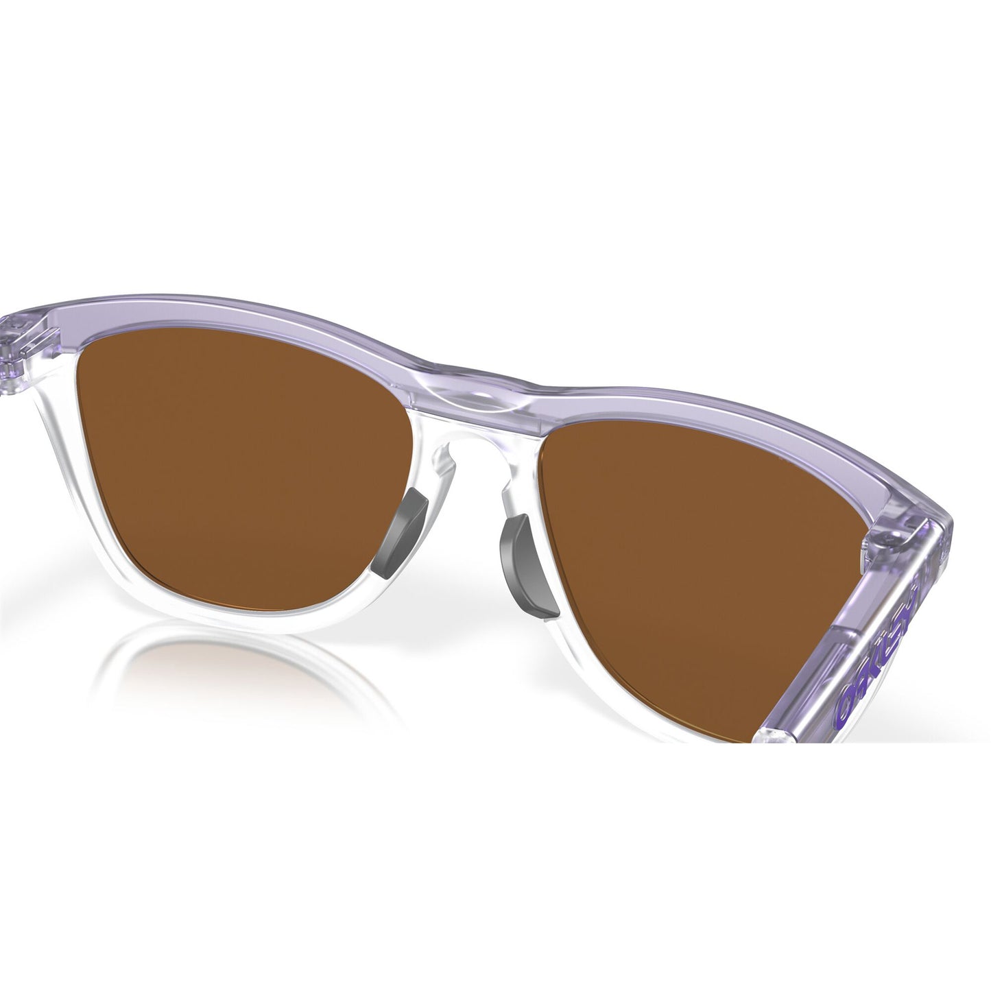 Glasögon OAKLEY FROGSKINS HYBRID Matte Trans lilac/clear Prizm Violet