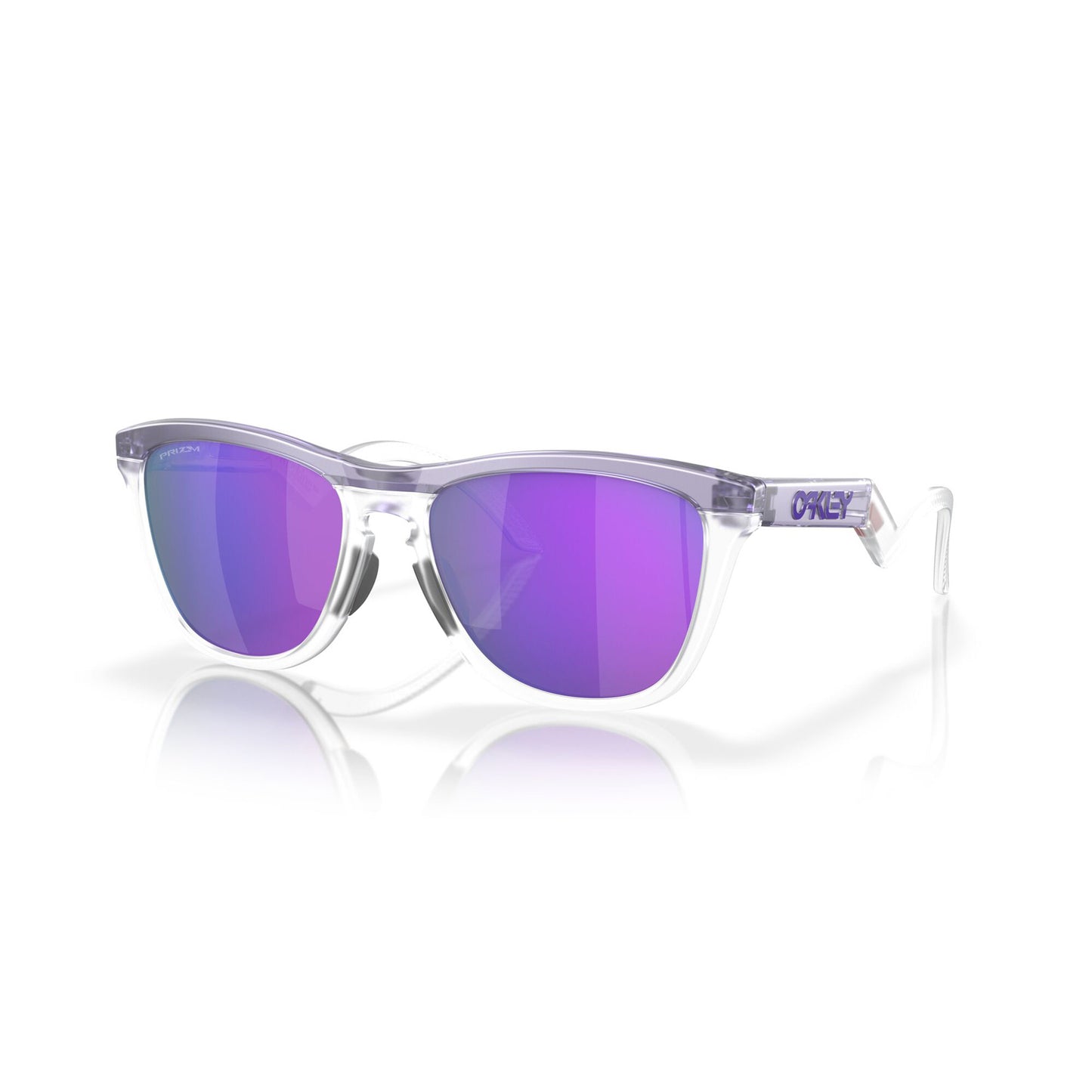 Glasögon OAKLEY FROGSKINS HYBRID Matte Trans lilac/clear Prizm Violet