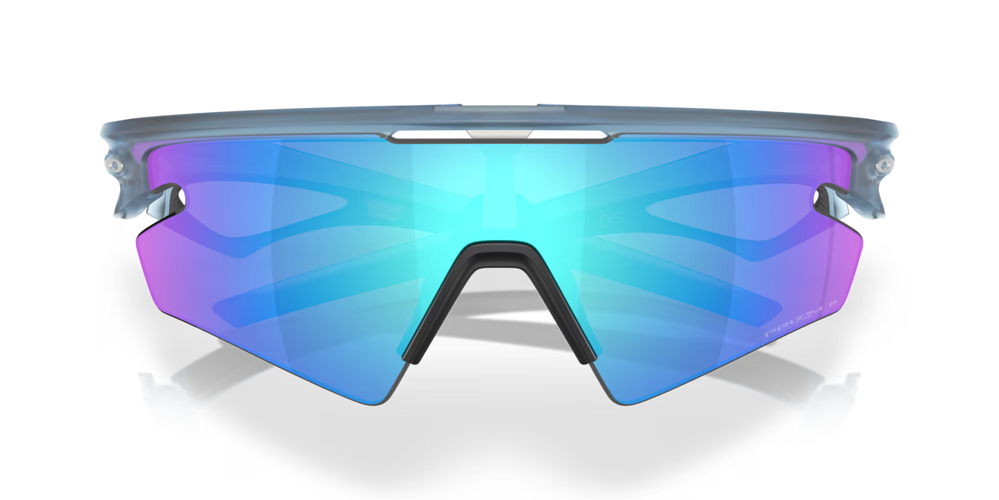 OAKLEY SPHAERA SLASH Matt Transparent Stone Prizm Sapphire Polarized Lens - OO9499-0336