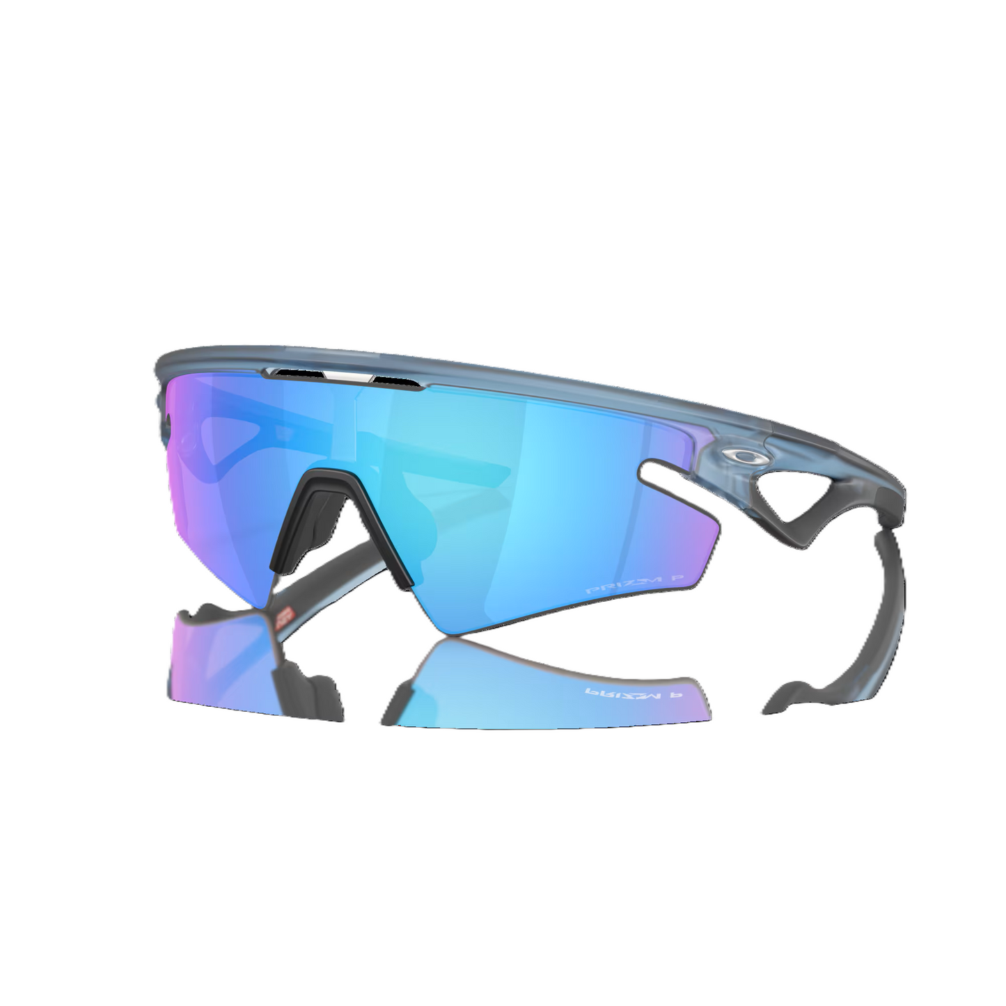 OAKLEY SPHAERA SLASH Matt Transparent Stone Prizm Sapphire Polarized Lens - OO9499-0336