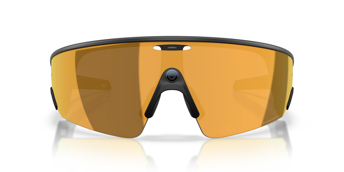 OAKLEY VANGUARD META Glasses Black Prizm 24K Lens