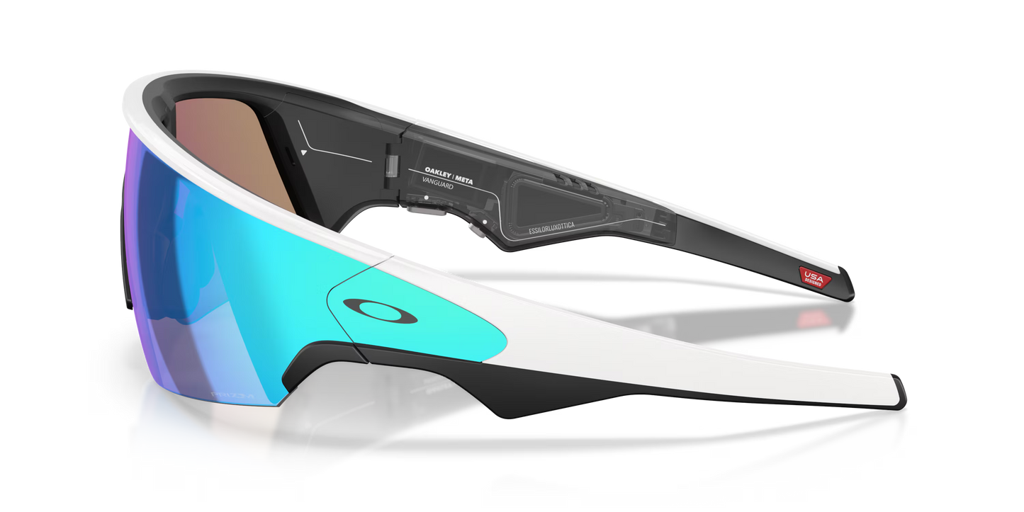 OAKLEY VANGUARD META Glasses Black Prizm Sapphire Lens