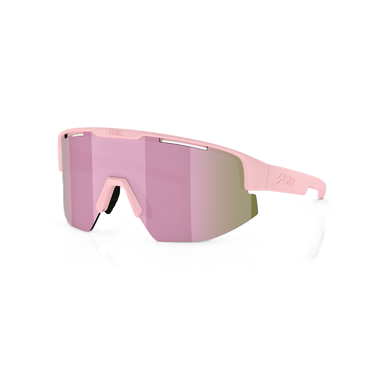 Glasses BLIZ MATRIX SMALL Pink Matt Lens Brown w Pink Multi
