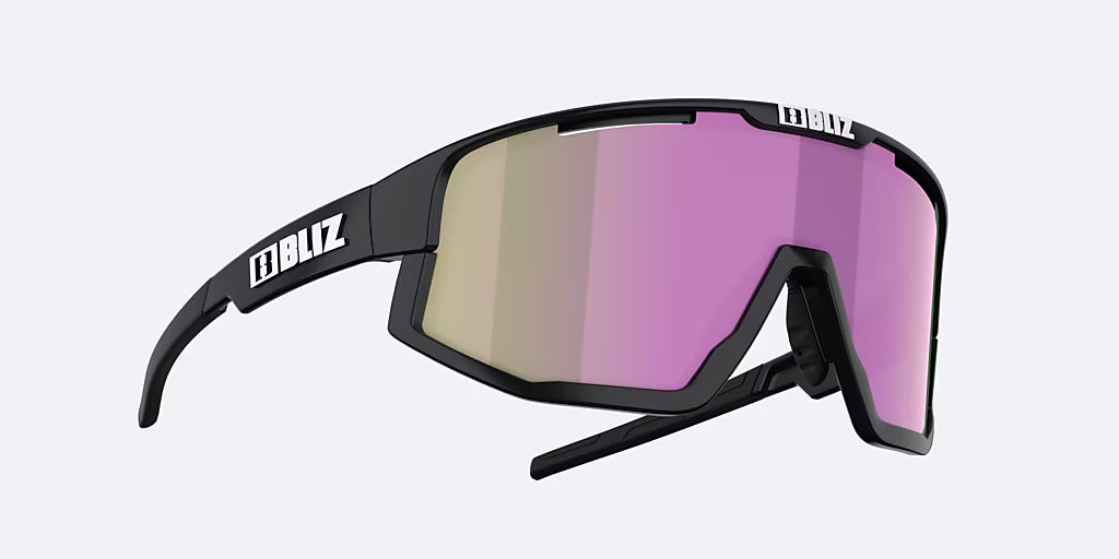 BLIZ FUSION SMALL Goggles Black Matt Pink Brown Lens