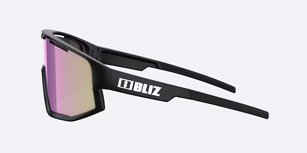 BLIZ FUSION SMALL Goggles Black Matt Pink Brown Lens