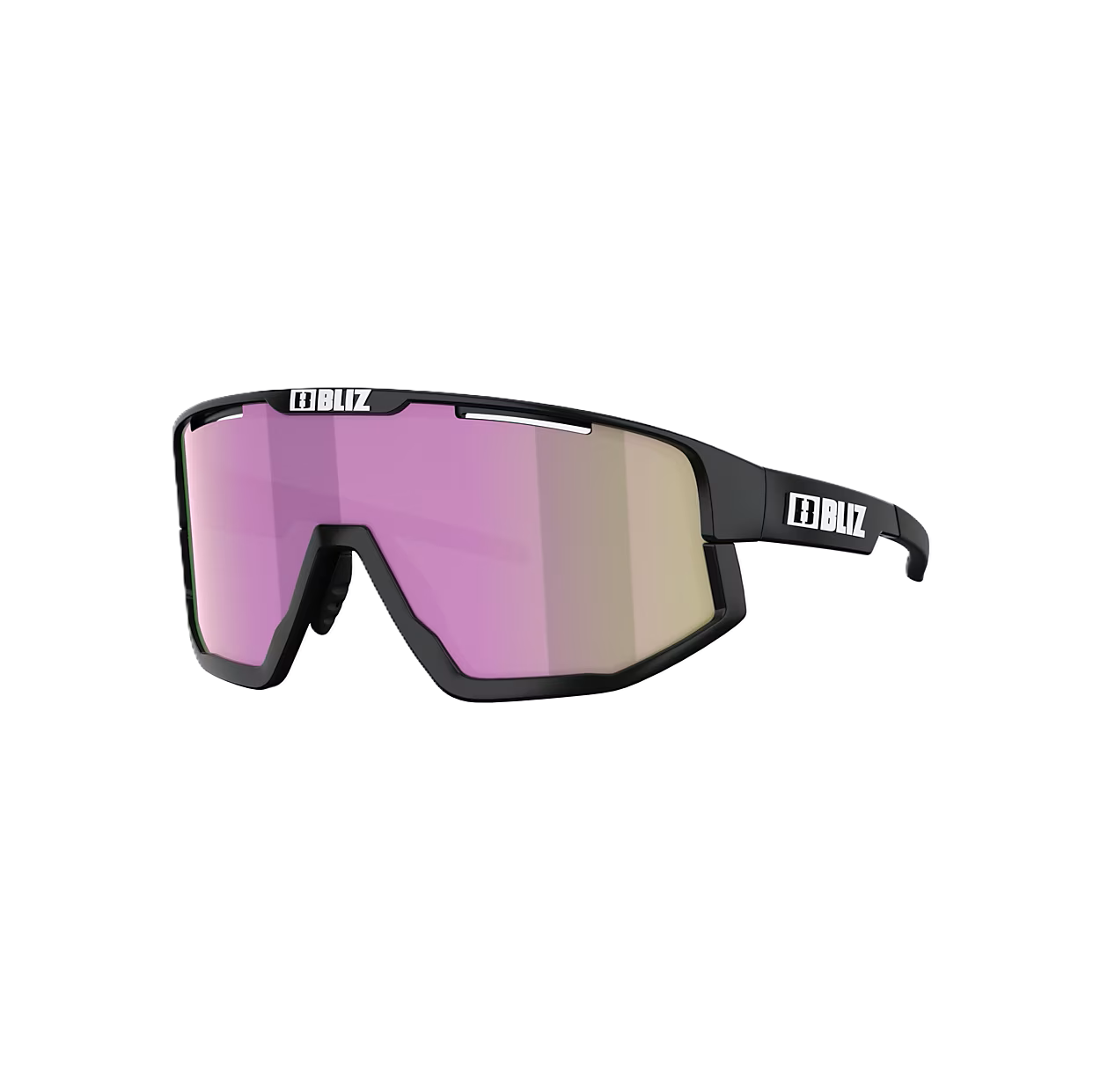 BLIZ FUSION SMALL Goggles Black Matt Pink Brown Lens