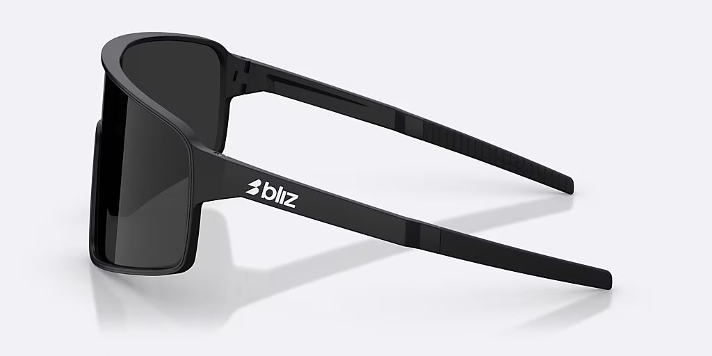 BLIZ P001 S Black Matt Smoke Glasses