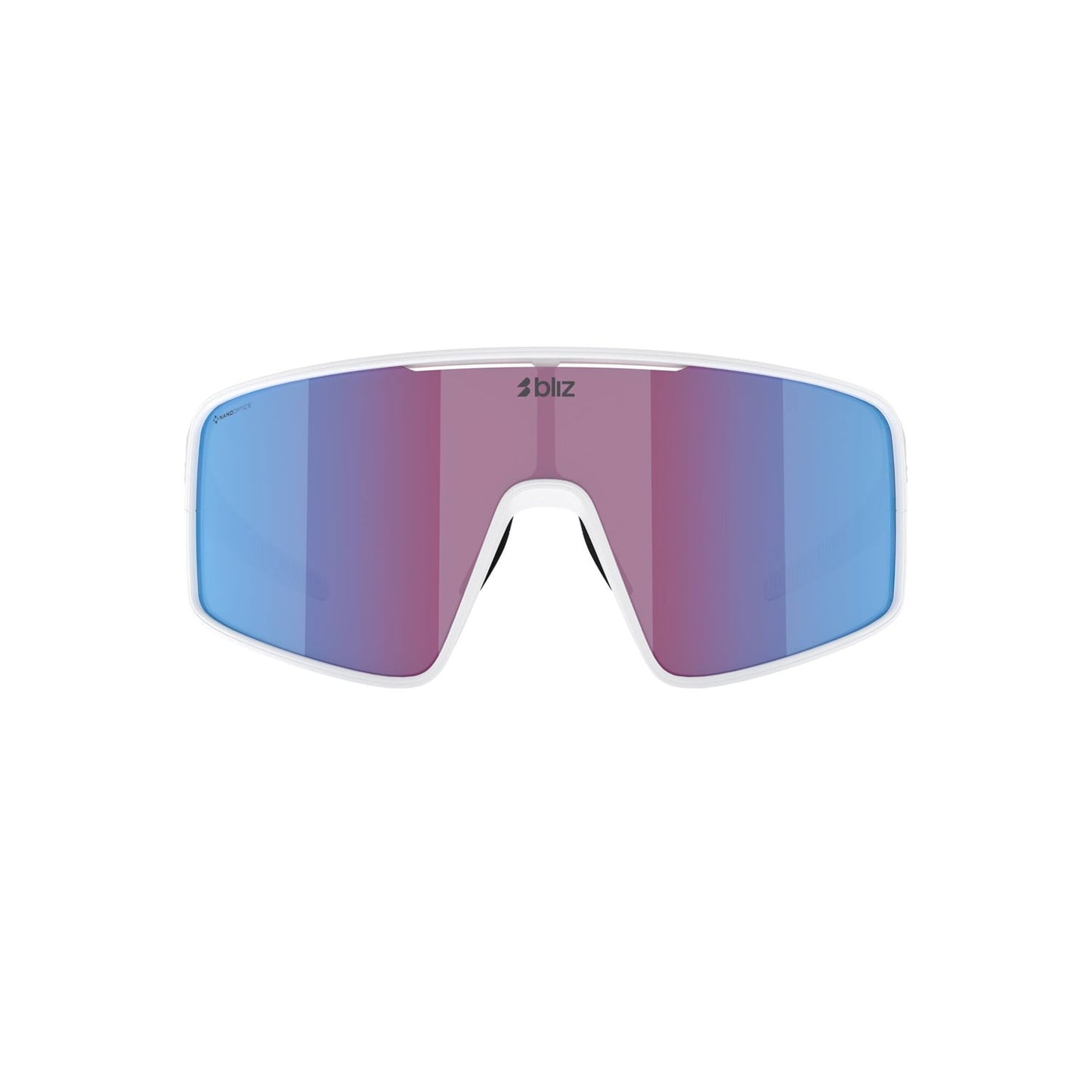 Glasögon BLIZ P001 Vit skärm Rosa Violett Blå Spegel