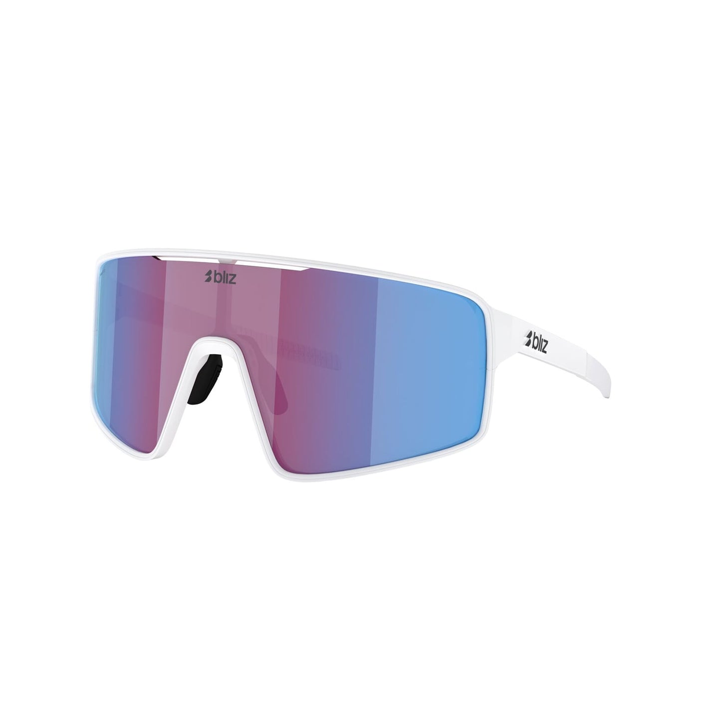Glasögon BLIZ P001 Vit skärm Rosa Violett Blå Spegel
