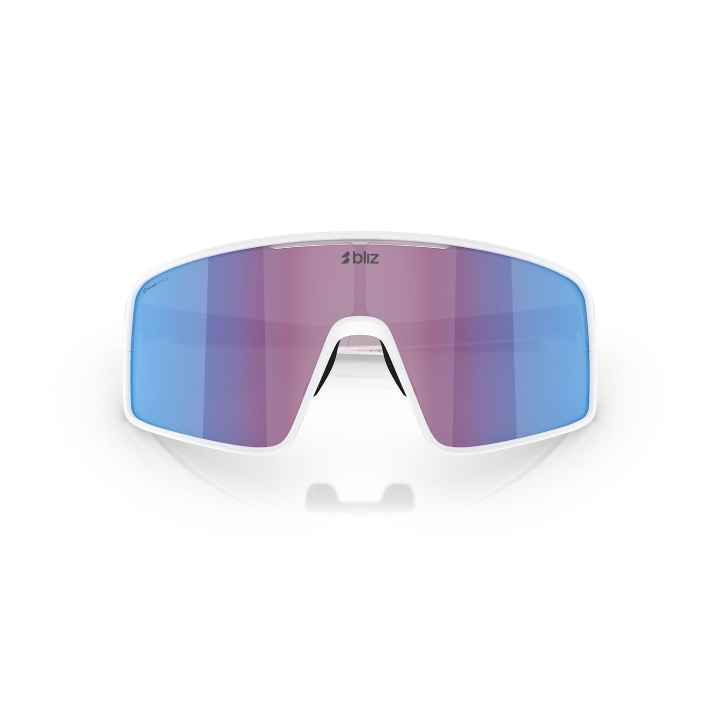 Glasögon BLIZ P001 Vit skärm Rosa Violett Blå Spegel