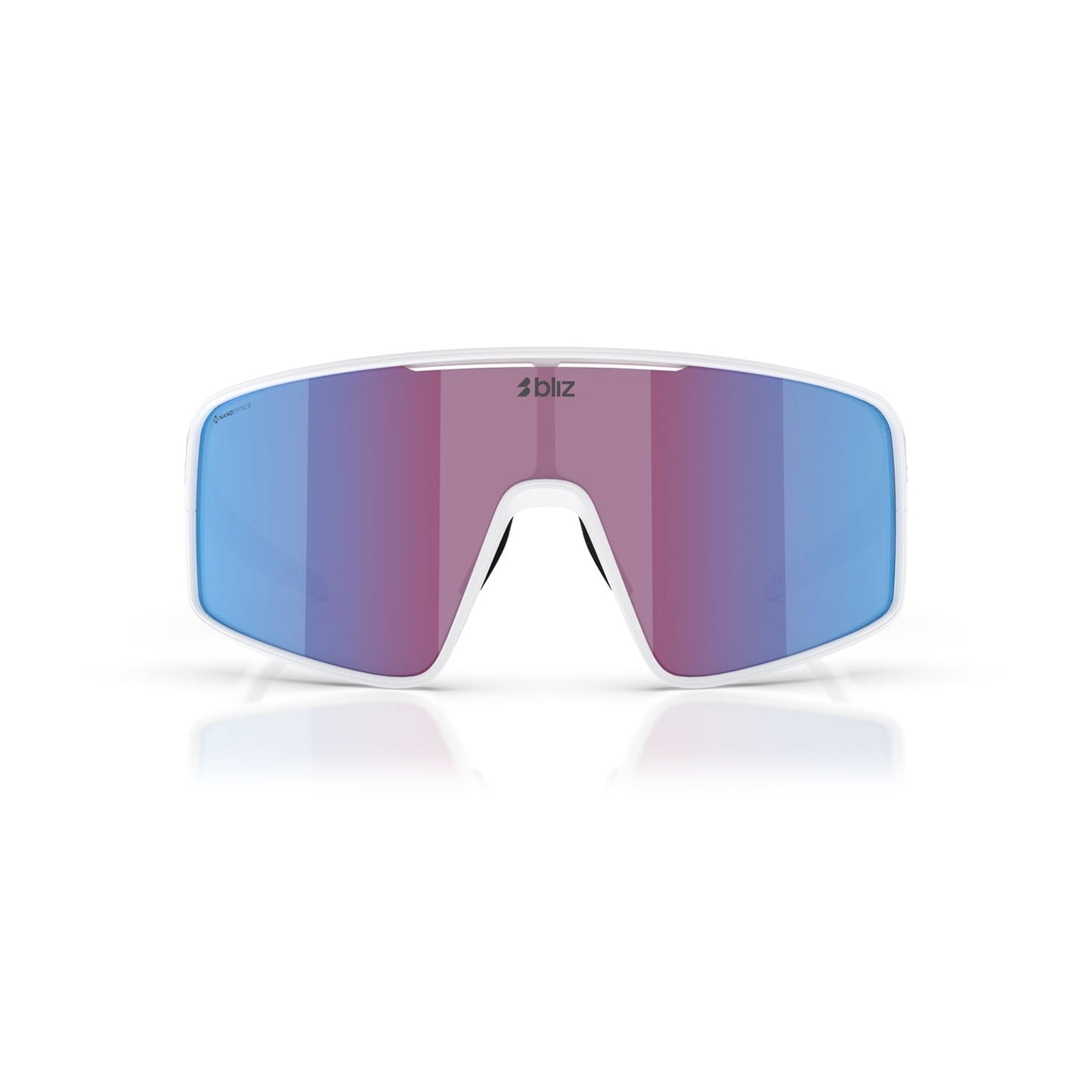 Glasögon BLIZ P001 Vit skärm Rosa Violett Blå Spegel