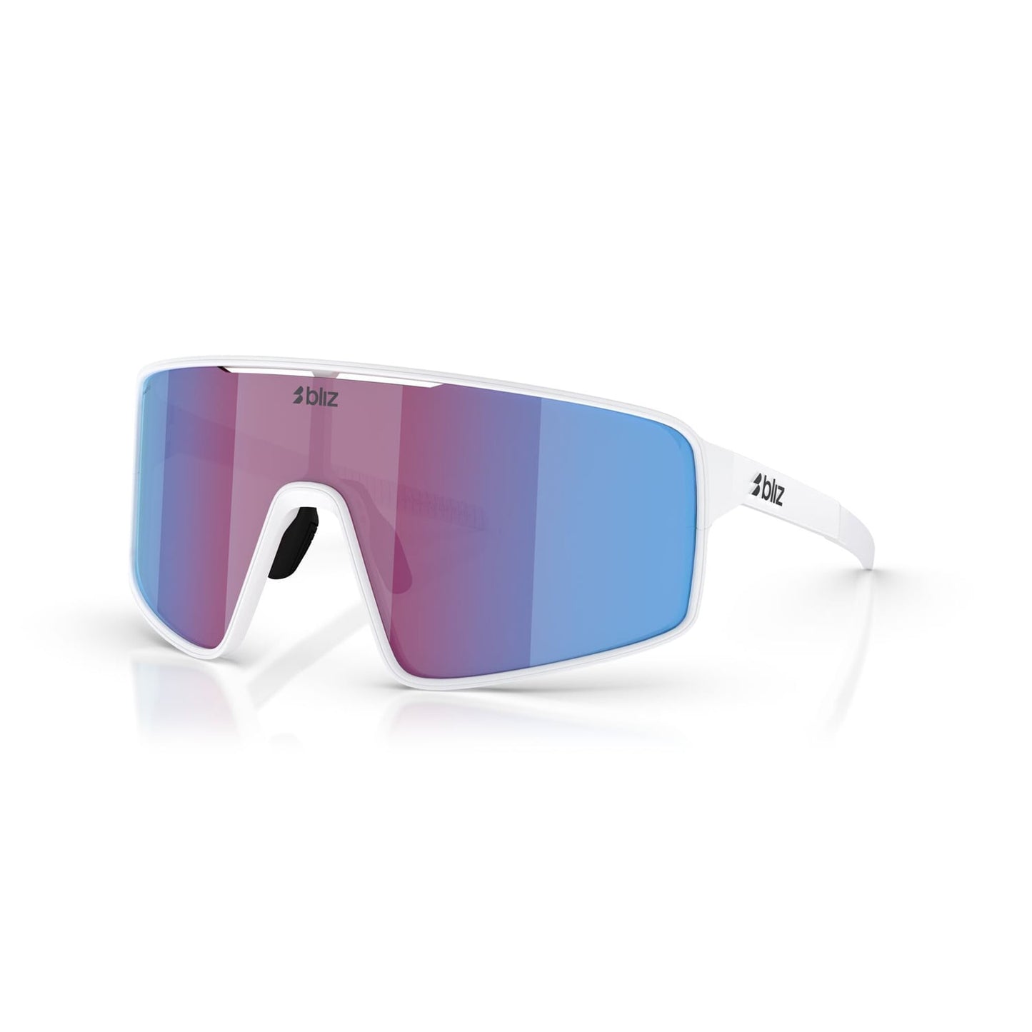Glasögon BLIZ P001 Vit skärm Rosa Violett Blå Spegel