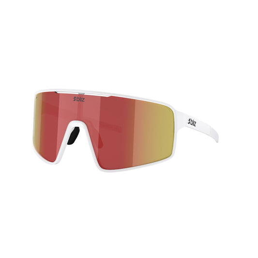 BLIZ P001 Matt White Frame Brun Röd Iridium Skyddsglasögon