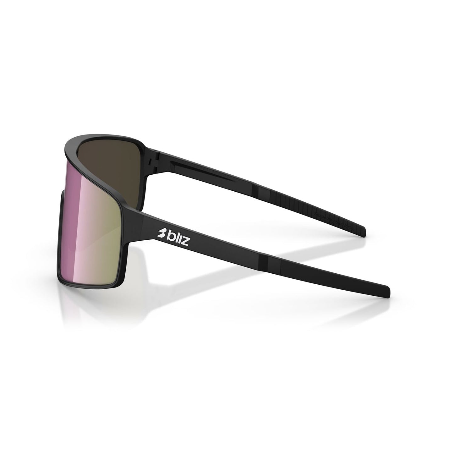 BLIZ P001 S Black Matt Frame Brown Pink Multicolored Goggles