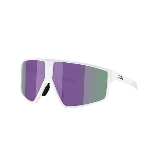 BLIZ P002 S Vit Matt Båge Brun Violett Mångfärgade Glasögon