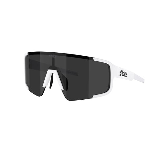 BLIZ P003 White Matt Smoke Glasses