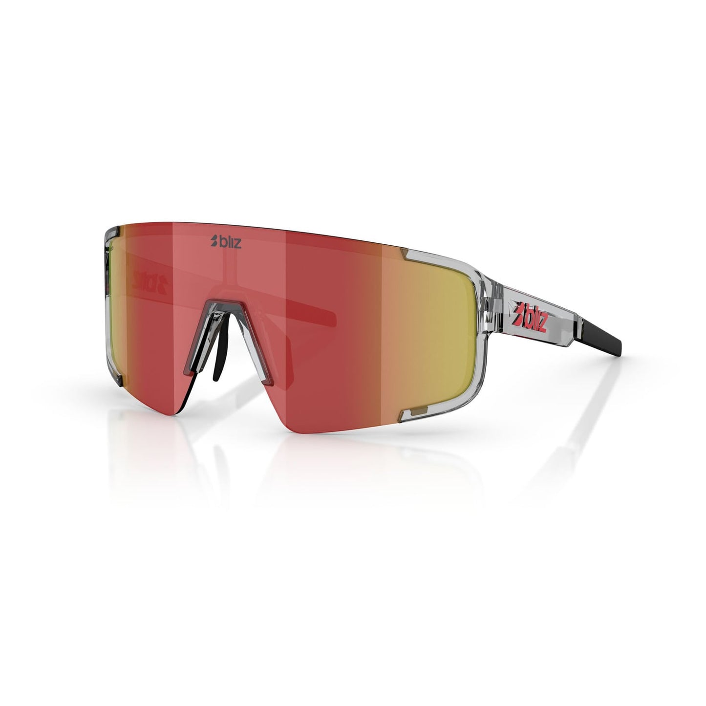 Glasses BLIZ P003 Transparent Grey Screen Red Multi