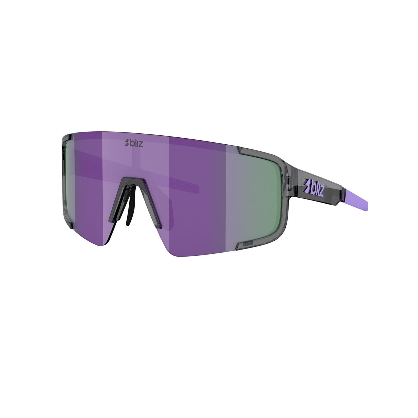 Glasögon BLIZ P003 SMALL Crystal Black Purple Multii Lens