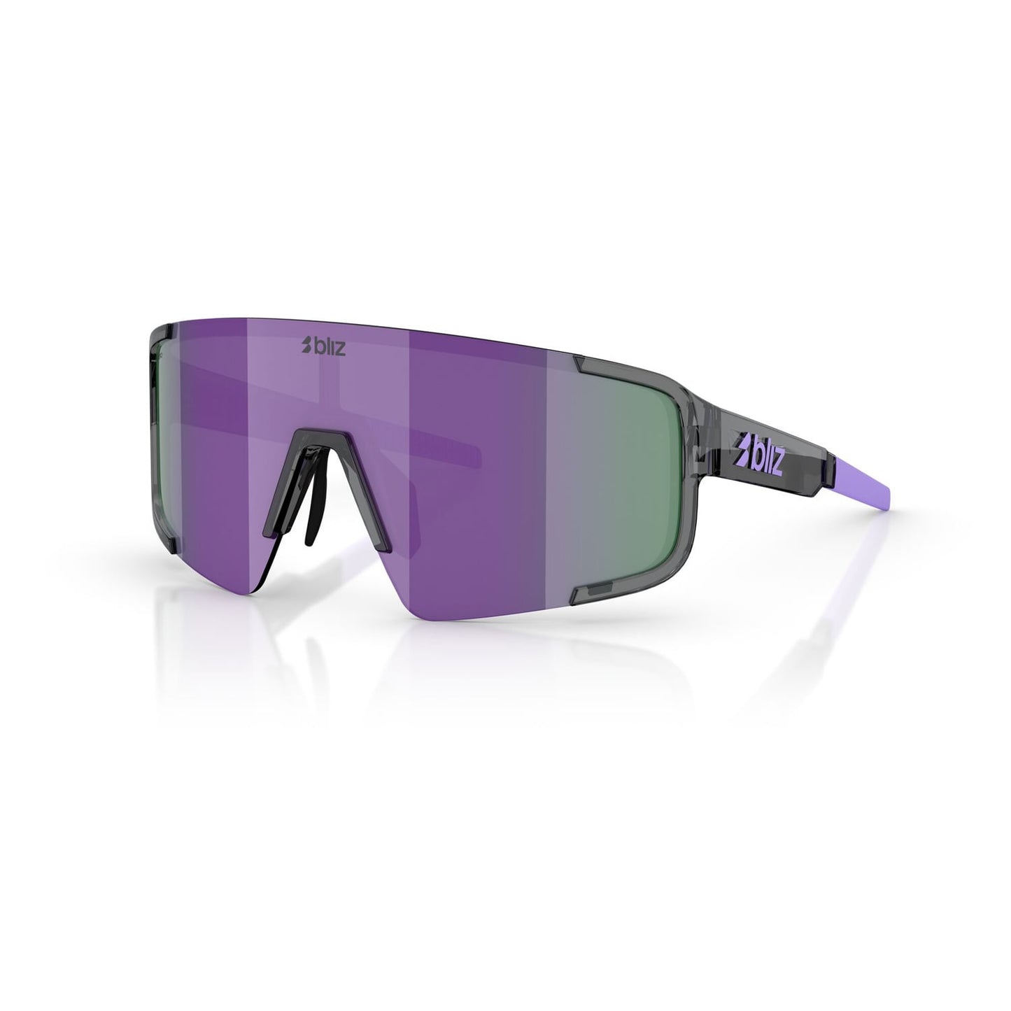 Glasögon BLIZ P003 SMALL Crystal Black Purple Multii Lens