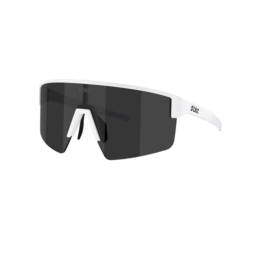 BLIZ P004 White Matt Smoke Glasses