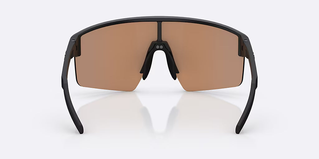 BLIZ P004 Svarta Matt Glasögon Nano Optics Nordic Ligh Coral - Orange w Blue Multi