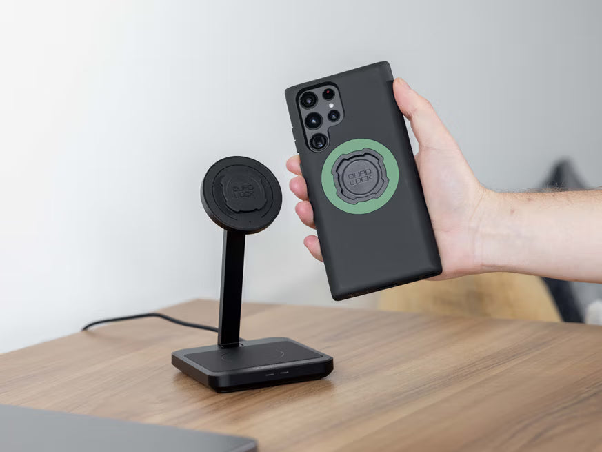 QUADLOCK induktionsladdare för dubbla skrivbord