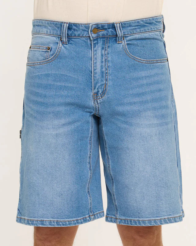 Shorts DHARCO JORT UNISEX COASTAL WASH Blå