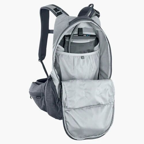 EVOC TRAIL PRO 16L Backpack with Back Panel, Gray