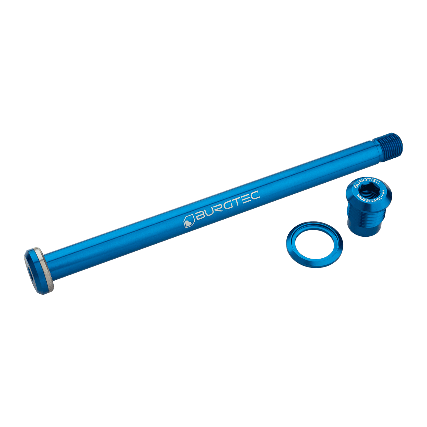 BURGTEC Rear Wheel Axle 174mm for Yeti Frame Dark Blue