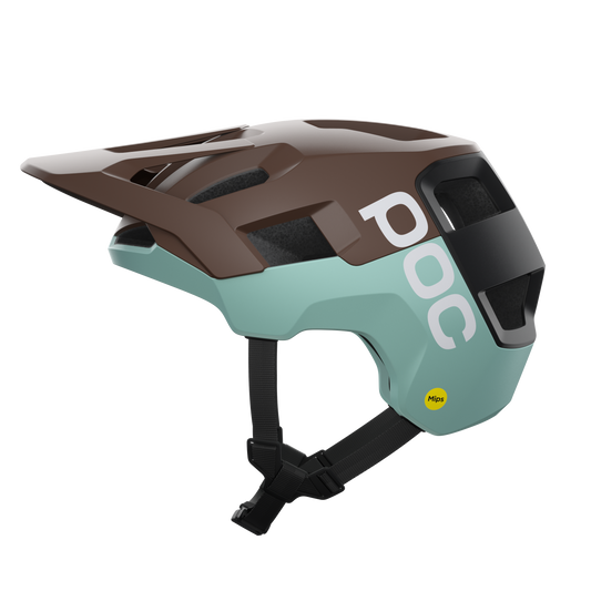 POC KORTAL RACE MIPS MTB-hjälm Vit Brun/Blå