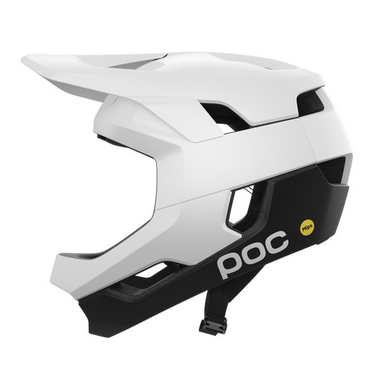POC OTOCON RACE MIPS MTB-hjälm Vit/Svart Matt
