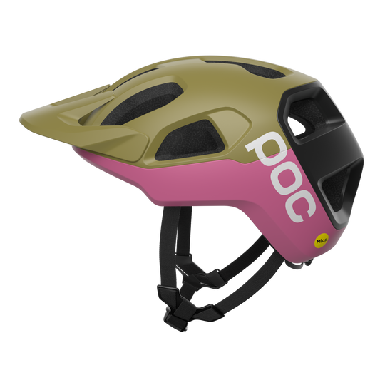 POC CULARIS MTB Helmet Green/Pink Matt