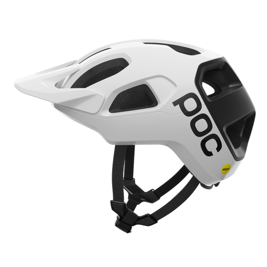 POC CULARIS MTB-hjälm Vit/Svart Matt Logo