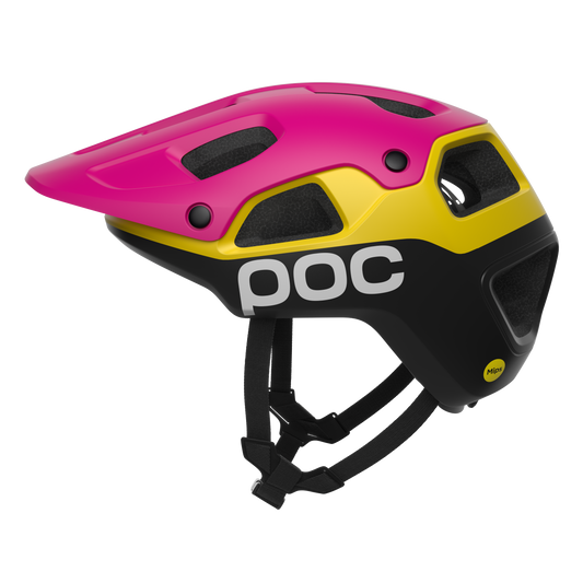 POC CULARIS PURE MTB-hjälm Rosa/gul/svart