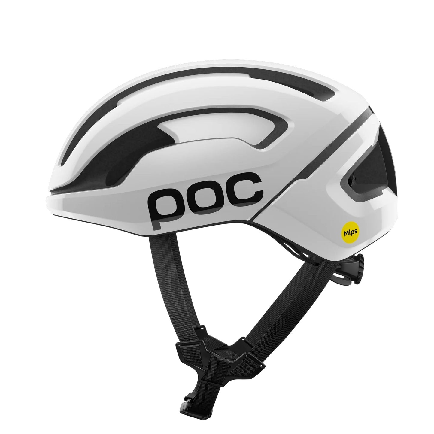 POC OMNE AIR MIPS Logo Road Helmet White/Black Matt