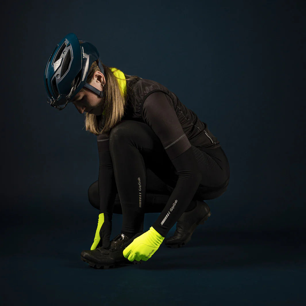 GRIPGRAB HURRICANE 2 WINDPROOF SPRING AUTUMN Yellow Gloves