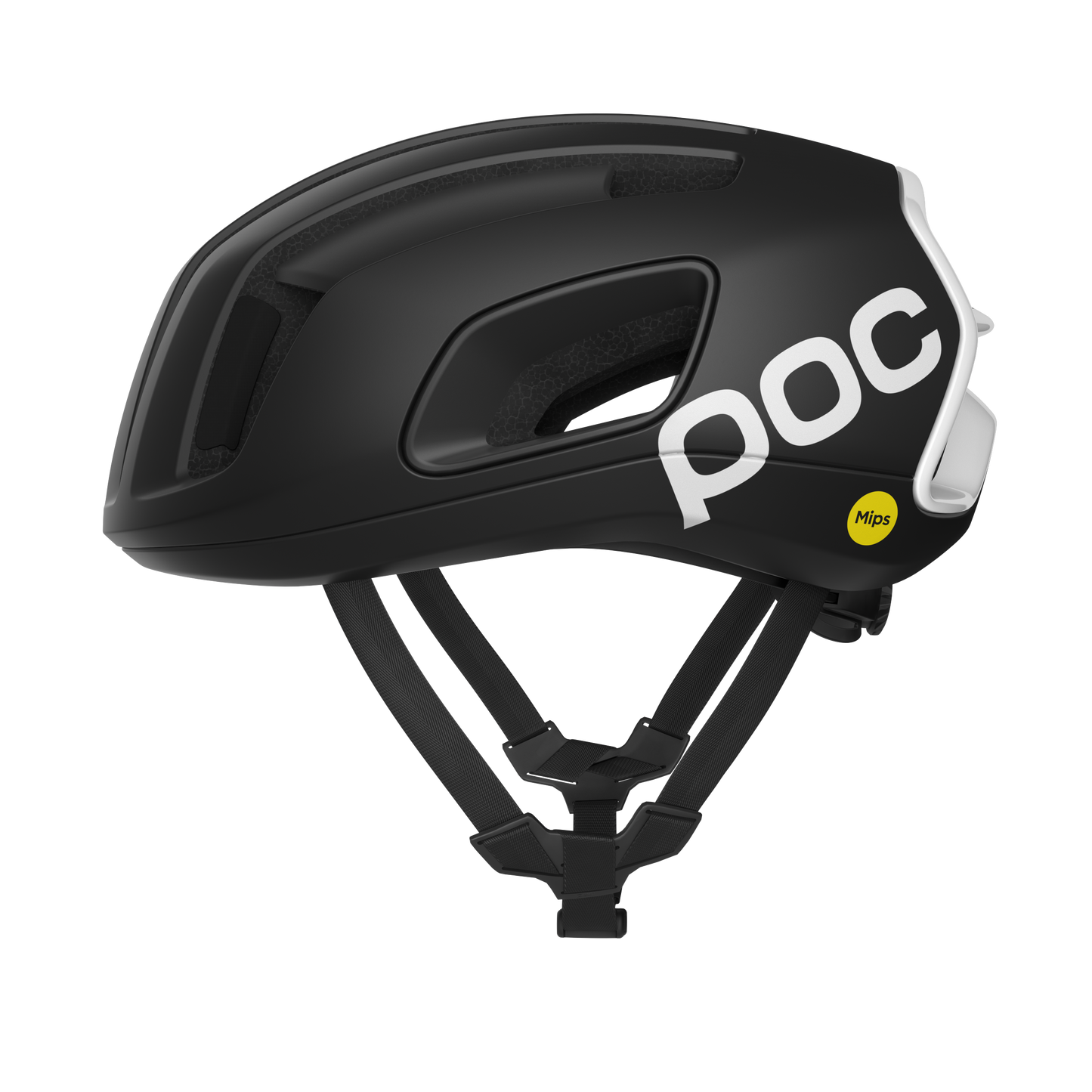 POC CYTAL MIPS Road Helmet Black/White Matt Logo