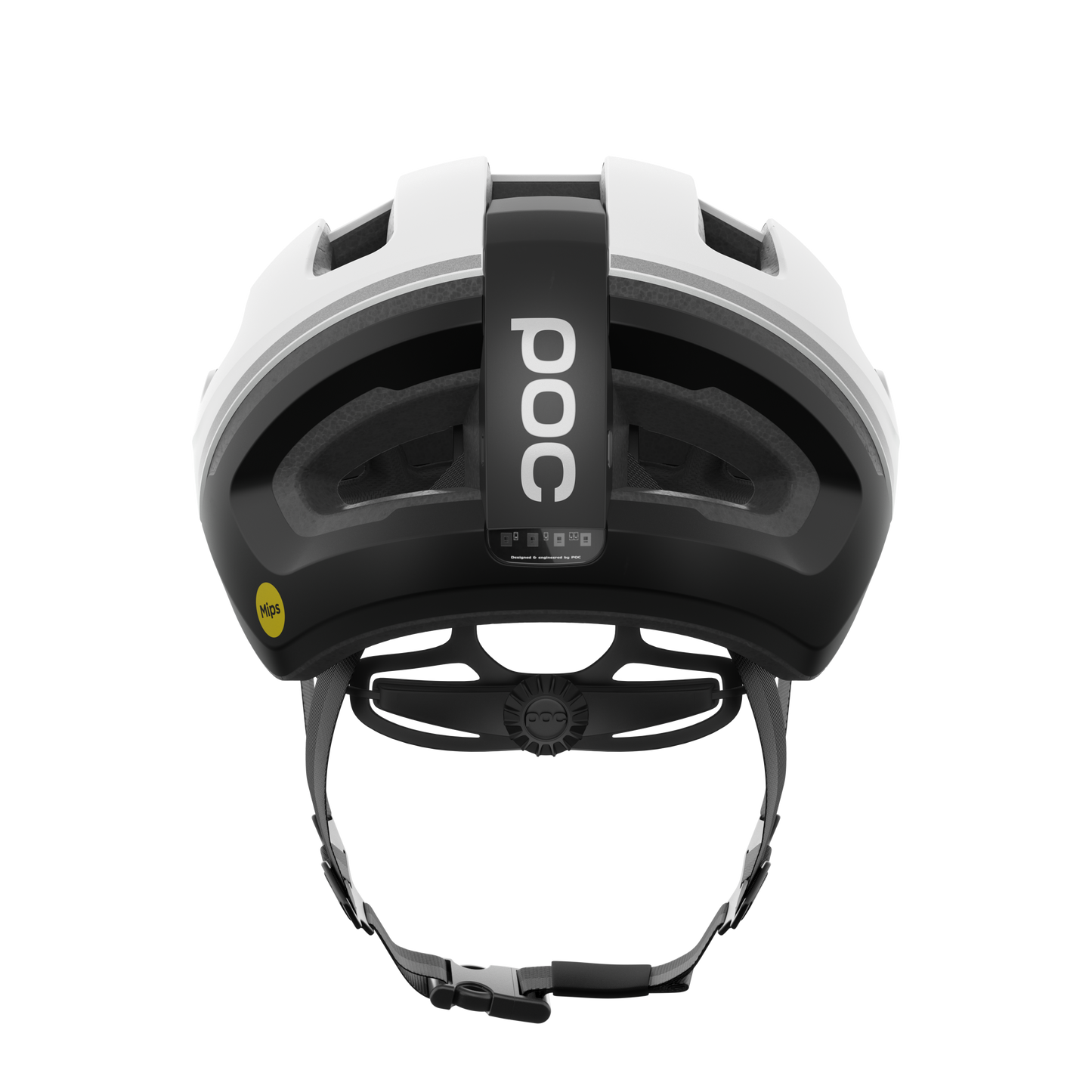 POC OMNE BEACON MIPS Road Bike Helmet, White/Matte Black