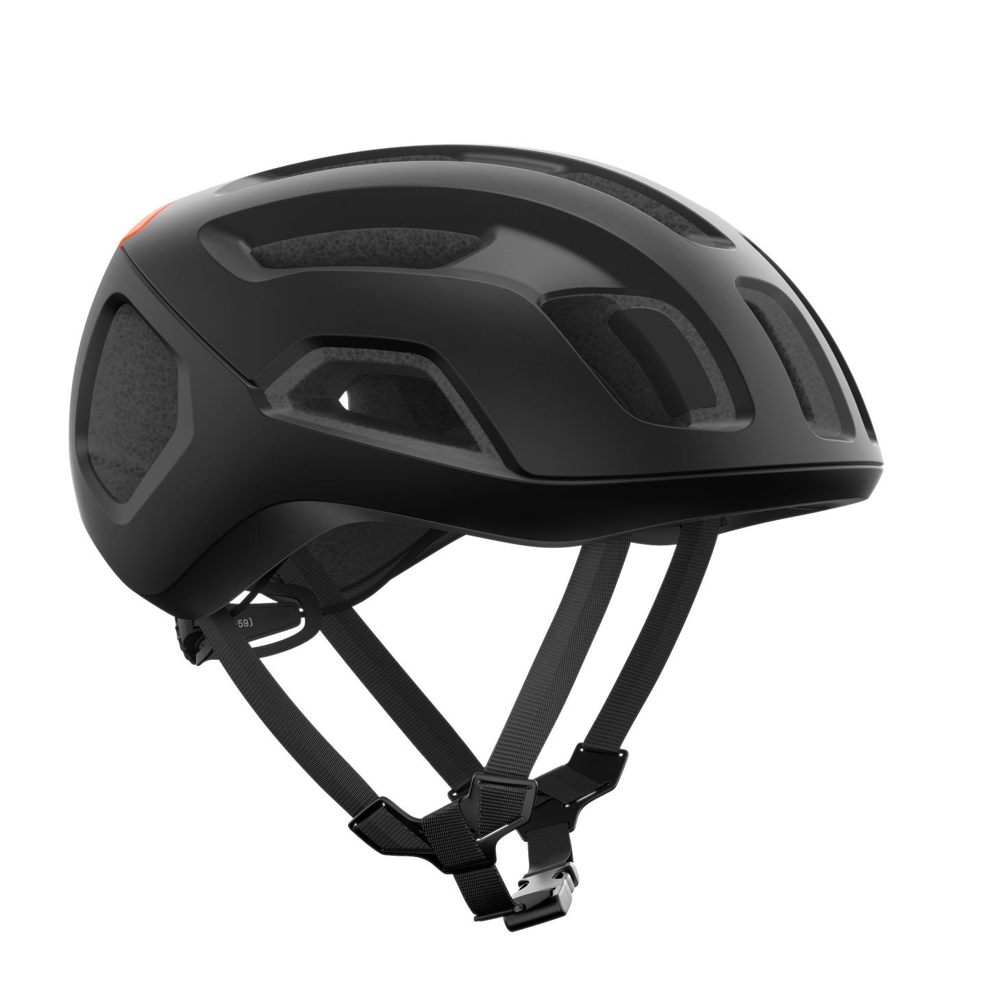POC VENTRAL AIR MIPS landsvägshjälm Svart/Orange Fluo Matt