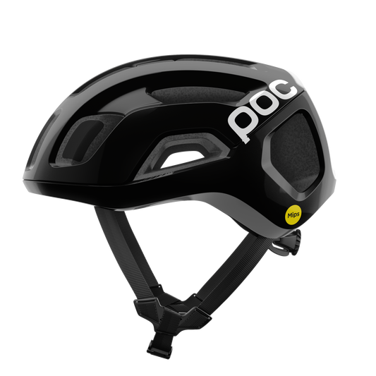 POC VENTRAL AIR MIPS Logo Road Hjälm Svart/Vit Matt