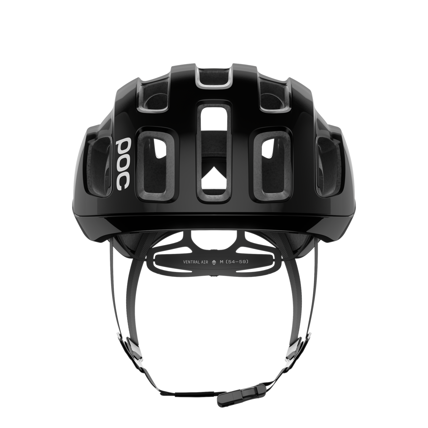POC VENTRAL AIR MIPS Logo Road Hjälm Svart/Vit Matt