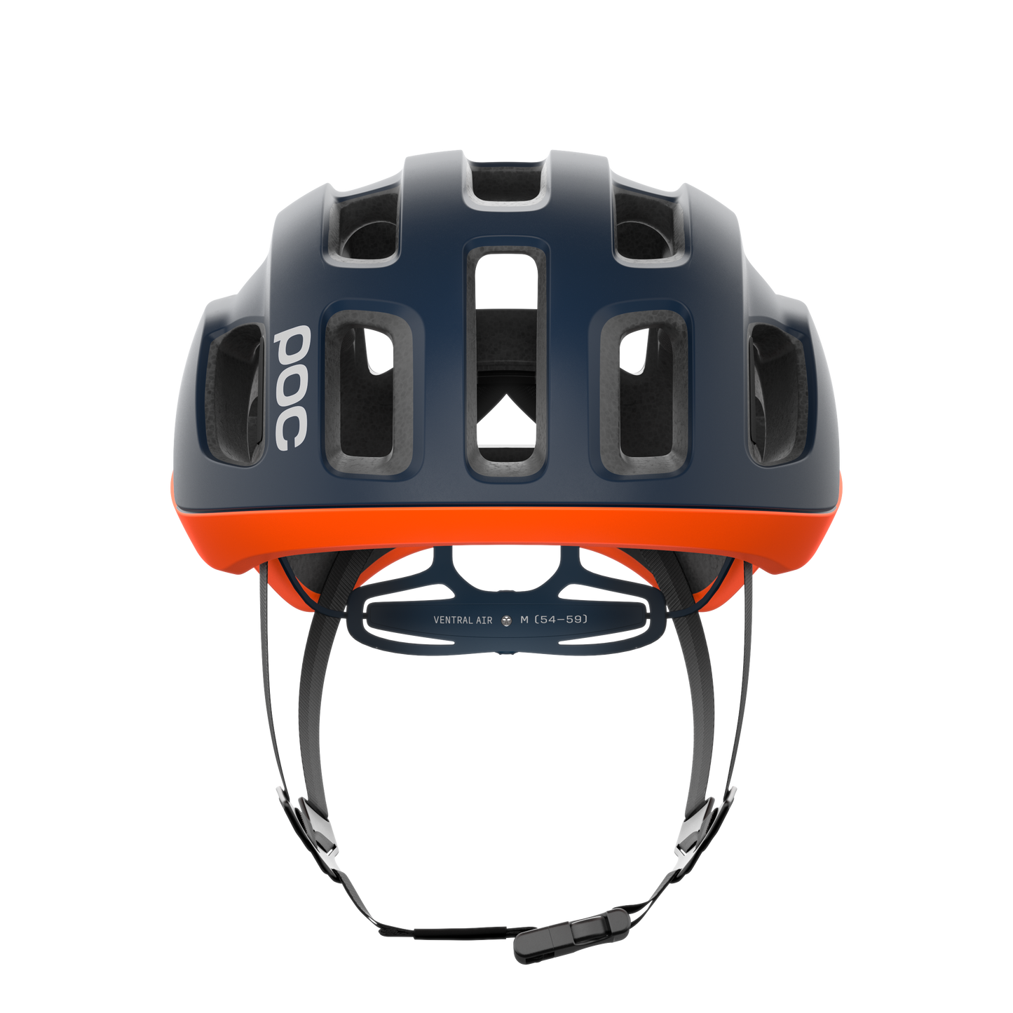 POC VENTRAL AIR MIPS landsvägshjälm Marin/Orange/Vit Matt